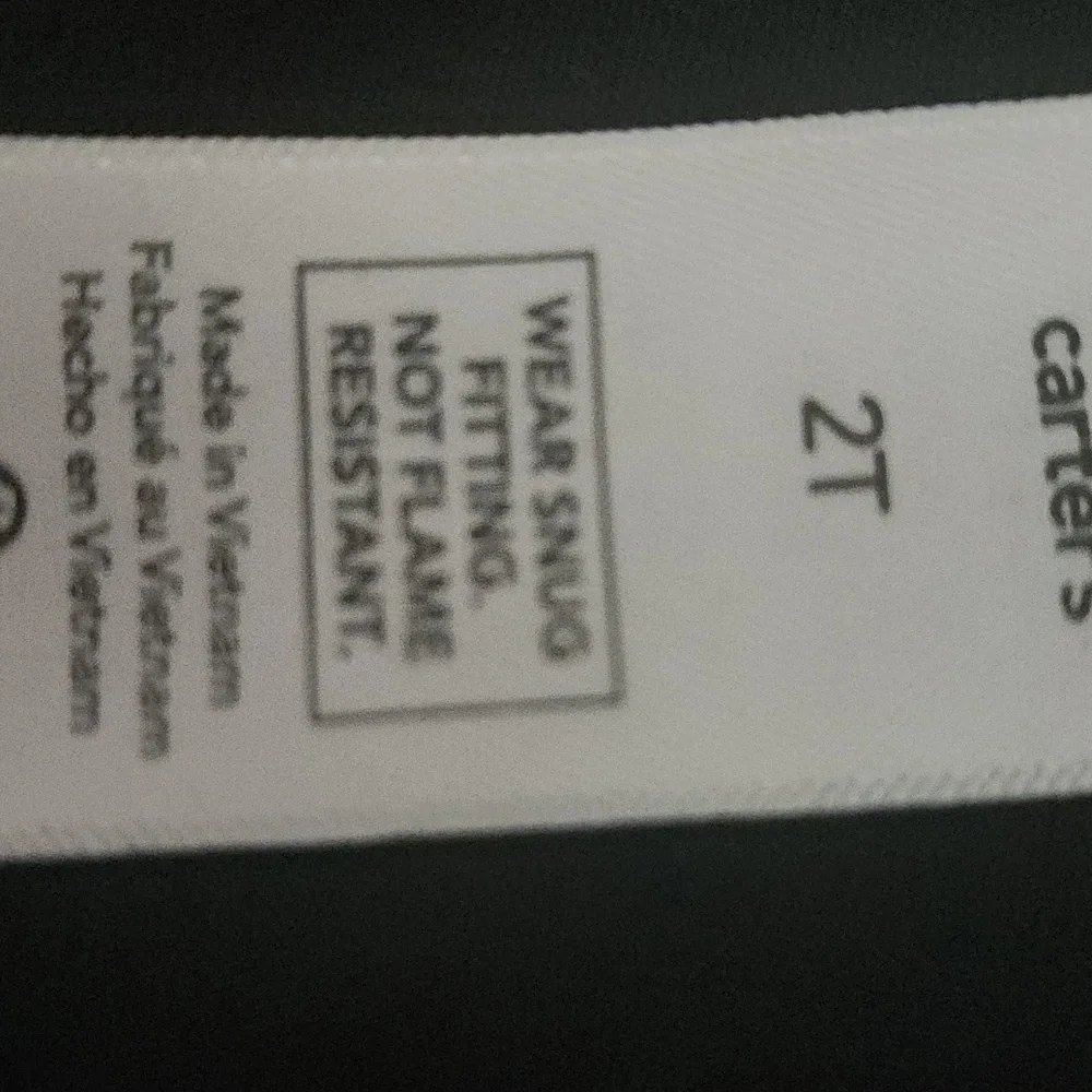 Abby Monogrammed white Hoodie with matching black Leggings Size 2T